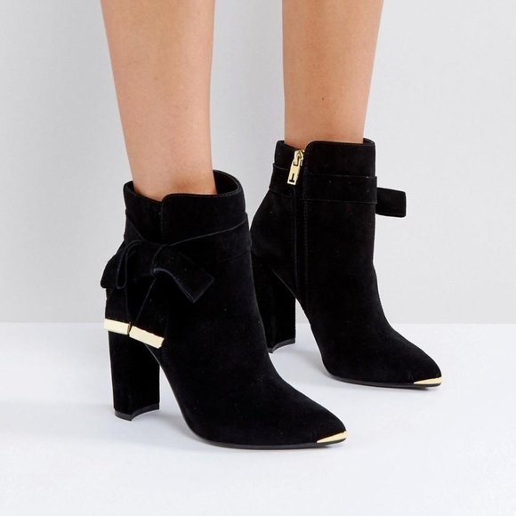 Ted Baker Sailly Pointed Toe Suede Boot - Picture 3 of 6